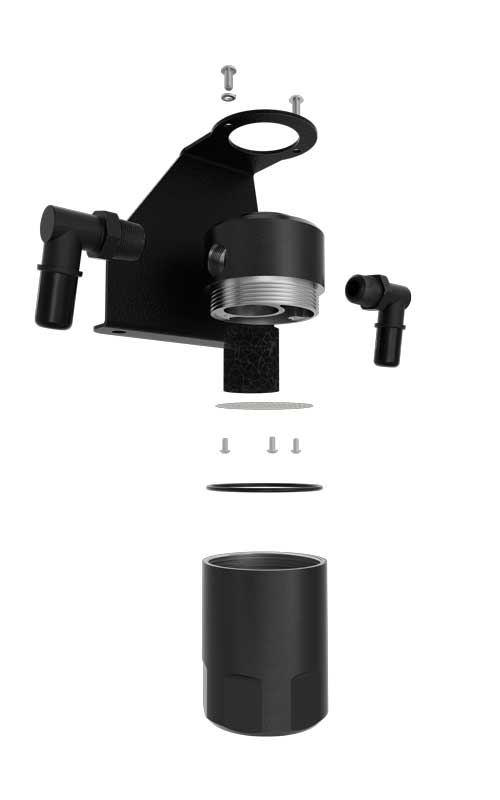 K&N 81-0800 Catch Can; Oil Separator; Ford F150 for Select Ford Expedition, Ford F-150