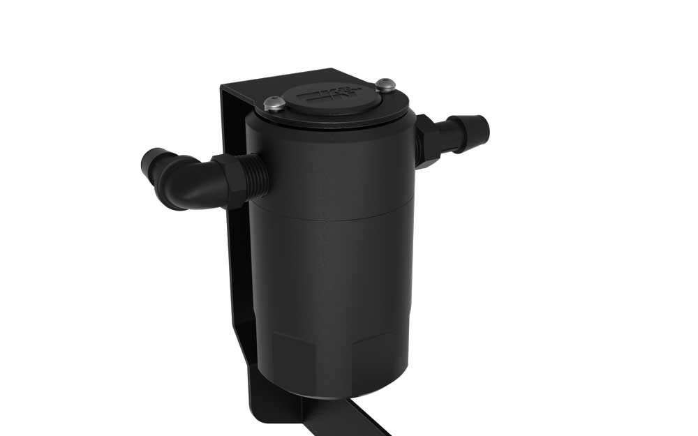 K&N 81-0801 Catch Can; Oil Separator; Dodge Challenger 6.4L NA for Select Chrysler 300, Dodge Challenger, Dodge Charger, Dodge Durango, Jeep Grand Cherokee