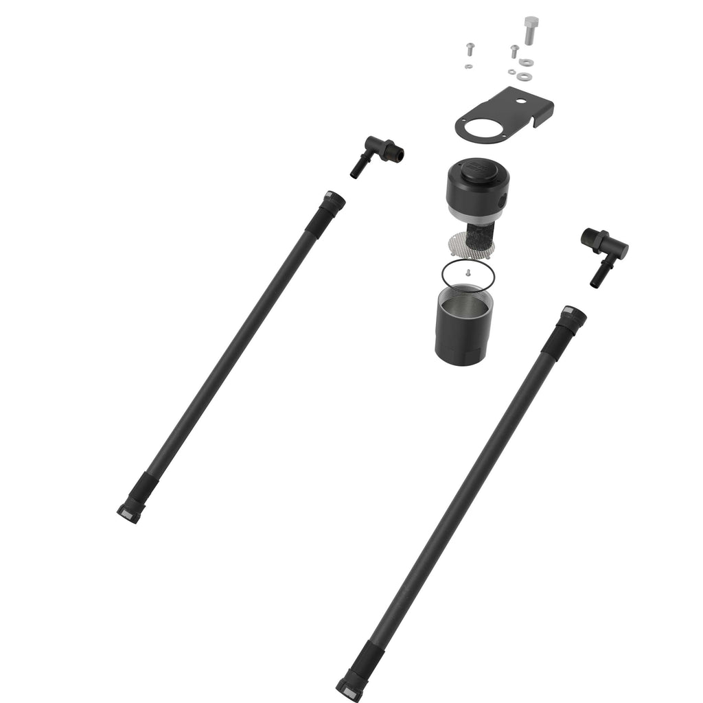 K&N 81-0812 Oil Catch Can for Select Chevrolet Silverado HD, Chevrolet Silverado HD, GMC Sierra HD, GMC Sierra HD