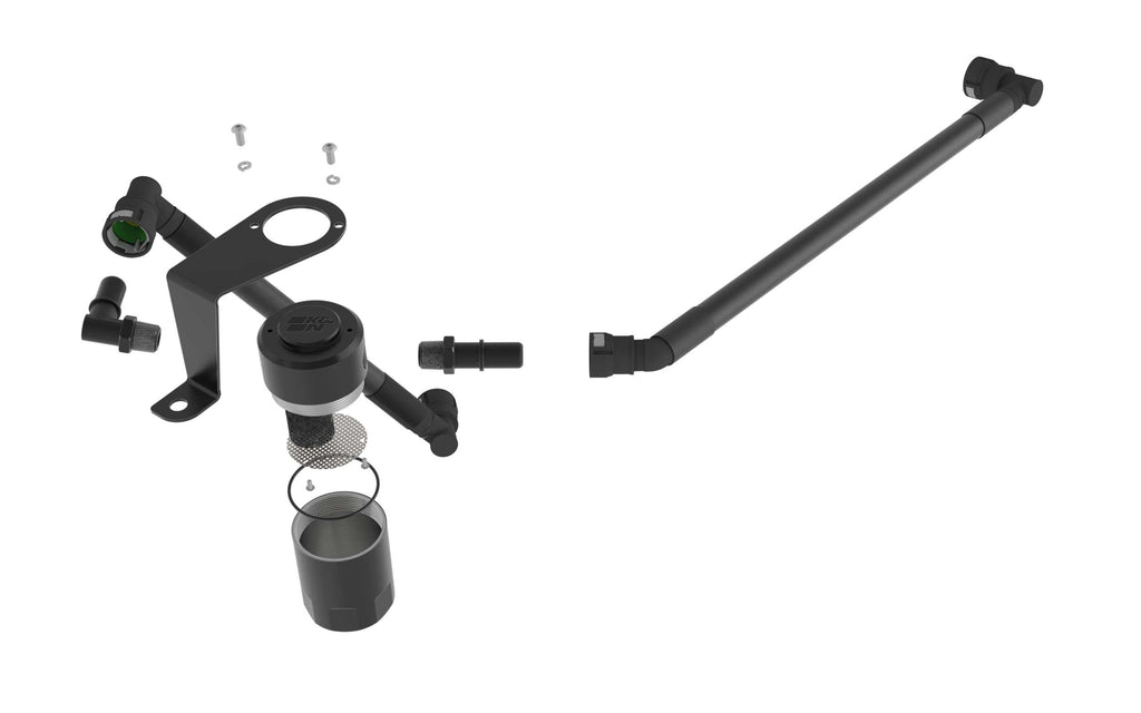 K&N 81-0833 Oil Catch Can for Select Ford Mustang