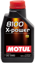 Load image into Gallery viewer, Motul 106142 8100 X-Power 10W60 Synthetic Engine Oil - 1L