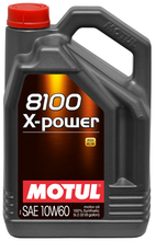 Load image into Gallery viewer, Motul 106144 8100 X-Power 10W60 Synthetic Engine Oil - 5L