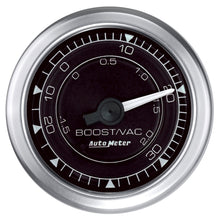 Load image into Gallery viewer, AutoMeter 8103 GAUGE, VAC/BOOST, 2 1/16", 30INHG-30PSI, MECHANICAL,  CHRONO