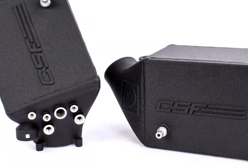 CSF Cooling - Racing & High Performance Division 8109 BMW F1X M5 & M6 Twin Charge-Air-Cooler Set - Crinkle Black Finish for Select BMW M5, BMW M6, BMW M6 Gran Coupe