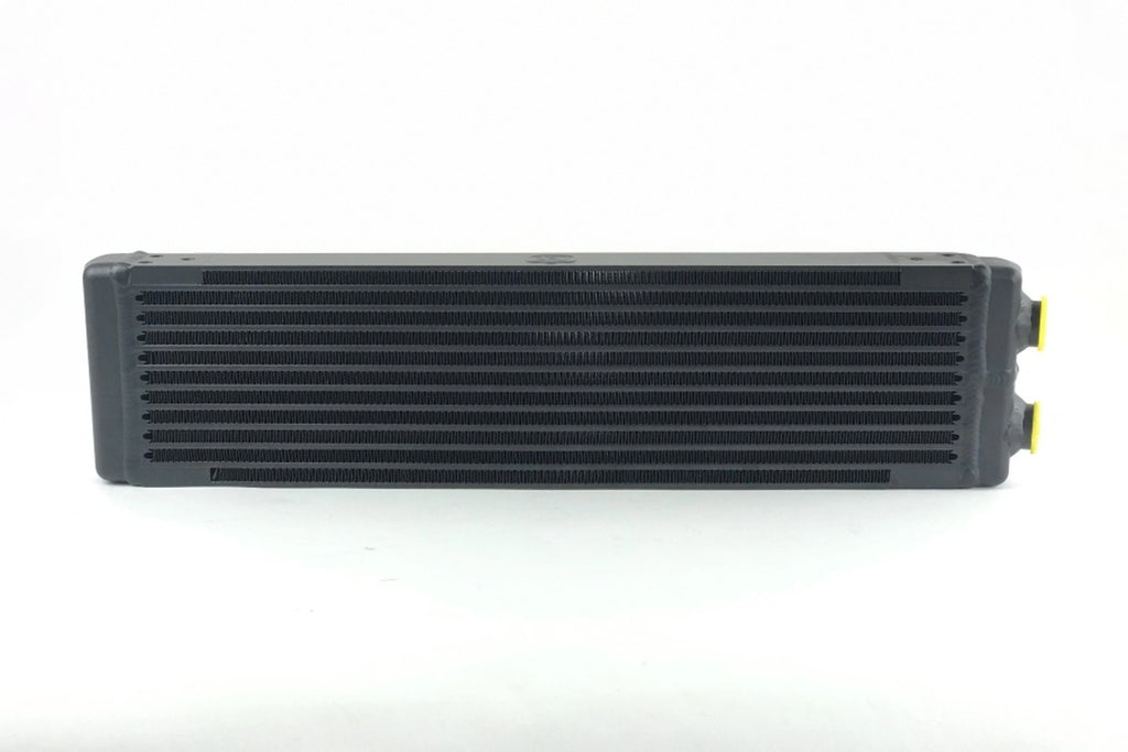 CSF Cooling - Racing & High Performance Division 8110 Universal Dual-Pass Oil Cooler / IROC Porsche / M22x1.5 / 24L x 5.75H x 2.16W