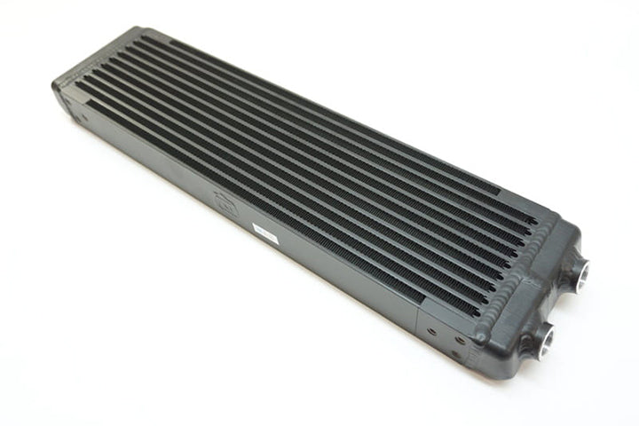 CSF Cooling - Racing & High Performance Division 8110 Universal Dual-Pass Oil Cooler / IROC Porsche / M22x1.5 / 24L x 5.75H x 2.16W
