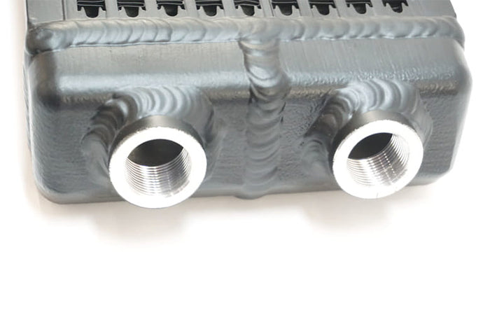 CSF Cooling - Racing & High Performance Division 8110 Universal Dual-Pass Oil Cooler / IROC Porsche / M22x1.5 / 24L x 5.75H x 2.16W