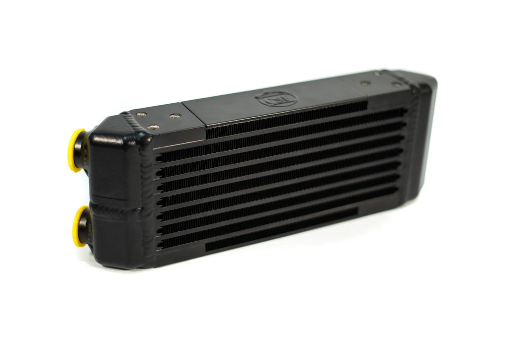 CSF Cooling - Racing & High Performance Division 8119 Universal Dual-Pass Oil Cooler - M22 x 1.5 connections - 13L x 4.75H x 2.16W