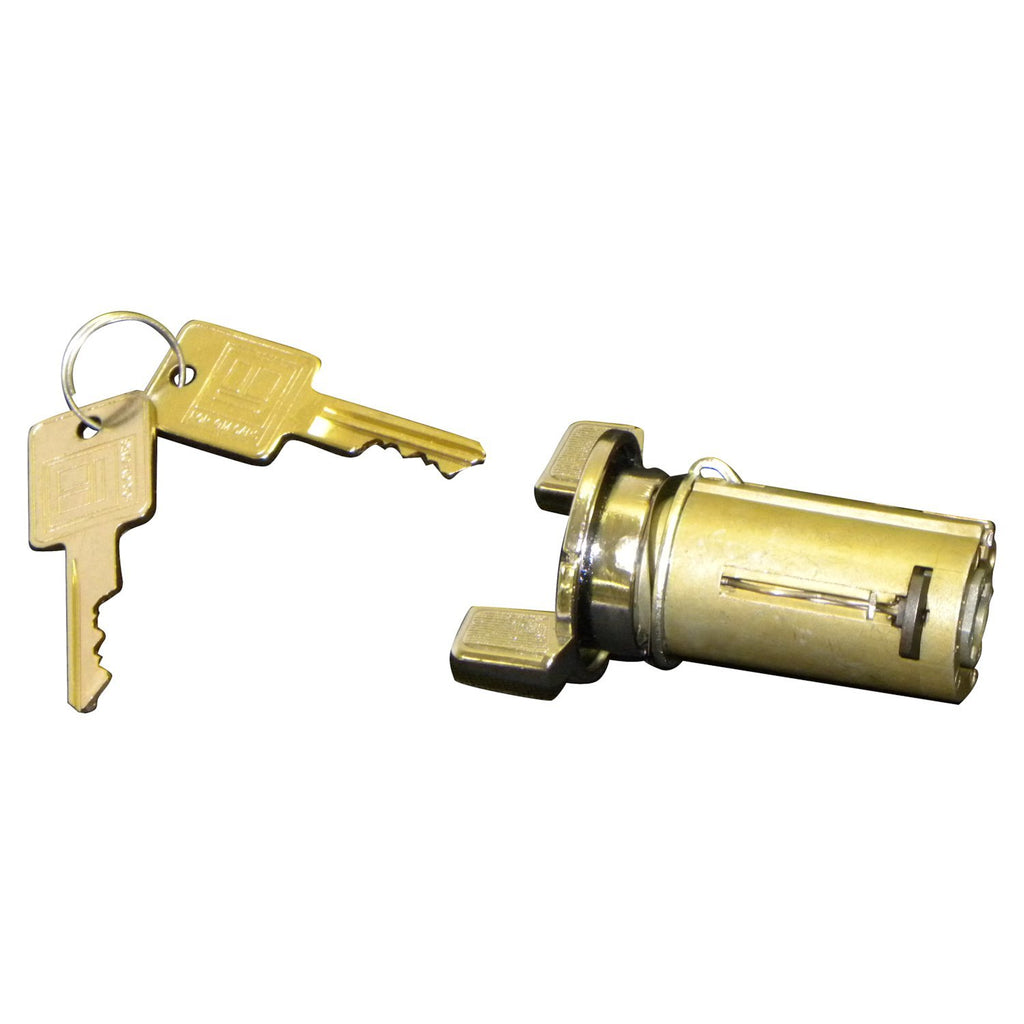 Crown Automotive Jeep Replacement 8120081K Coded Ignition Cylinder & 2 Keys for 1976-84 Jeep CJ-5, CJ-7, CJ-8, SJ, J-Series for Select Jeep CJ5, Jeep CJ7, Jeep Cherokee, Jeep Grand Wagoneer, Jeep J10, Jeep J20, Jeep Scrambler