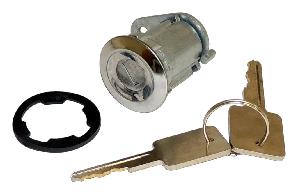 Crown Automotive Jeep Replacement 8122874K Door Lock Cylinder Kit w/ 2 Keys for Misc. 1981-1990 Jeep CJs, YJ, XJ, MJ Models for Select Jeep CJ5, Jeep CJ7, Jeep Cherokee, Jeep Comanche, Jeep Scrambler, Jeep Wrangler