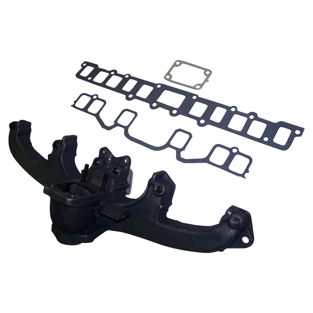 Crown Automotive Jeep Replacement 8124999K Exhaust Manifold & Gasket Kit for Jeep 72-79 CJs, SJ, J-Series w/ 3.8L, 4.2L Eng for Select Jeep CJ5, Jeep CJ6, Jeep CJ7, Jeep Cherokee, Jeep J-100, Jeep J-2500, Jeep J-2600, Jeep J-4500, Jeep J-4600, Jeep