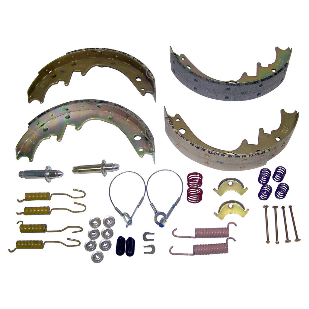 Crown Automotive Jeep Replacement 8133818MK44 Brake Shoe Service Kit for 86 Jeep CJ-7, CJ-8 w/ D44 Rear Axle, 10" x 1.75" Bks. for Select Jeep CJ7, Jeep Scrambler