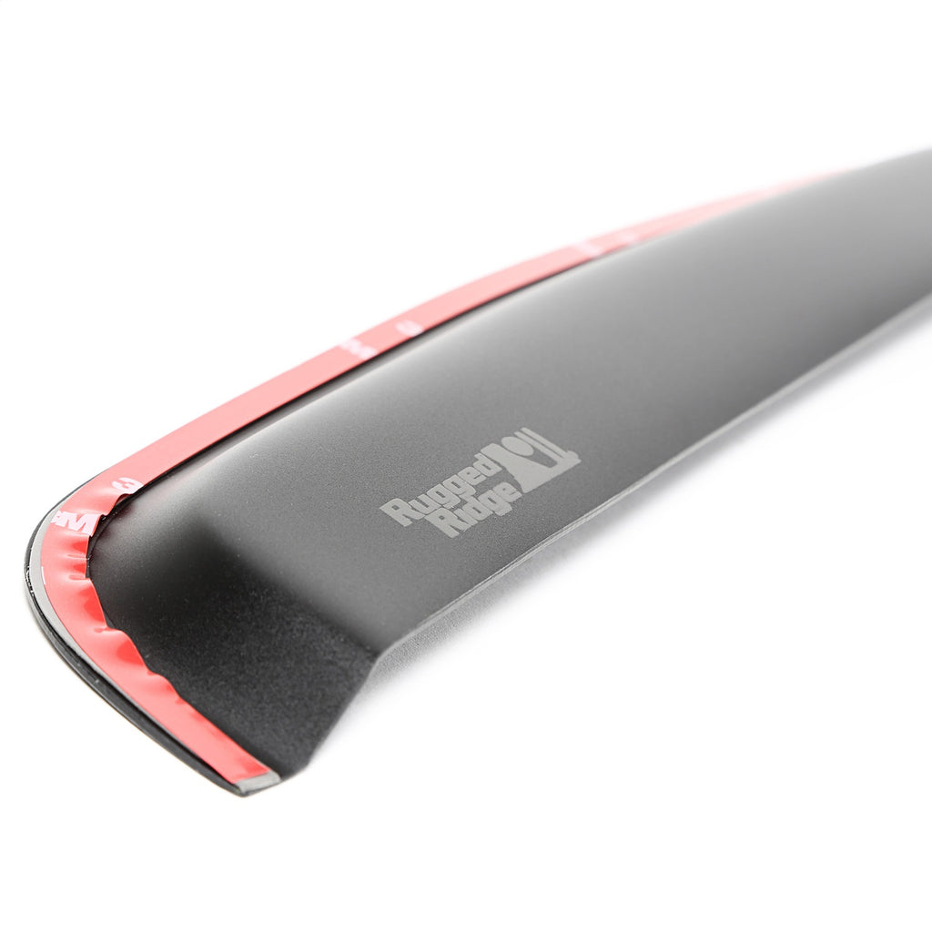 Rugged Ridge 81349.08 Window Visor for Select Ford F-250 Super Duty, Ford F-350 Super Duty, Ford F-450 Super Duty, Ford F-550 Super Duty