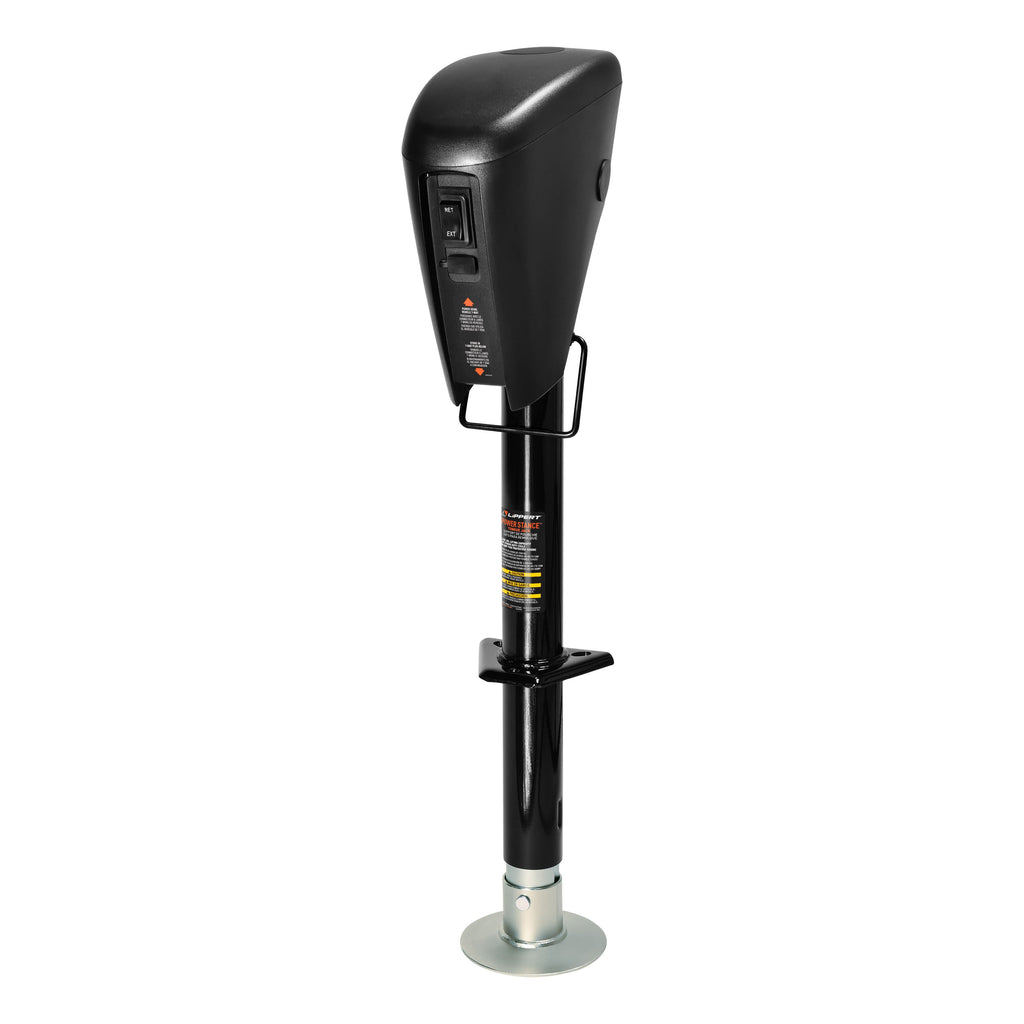 CURT 813748 Lippert Power Stance Tongue Jack, 3,500 lbs