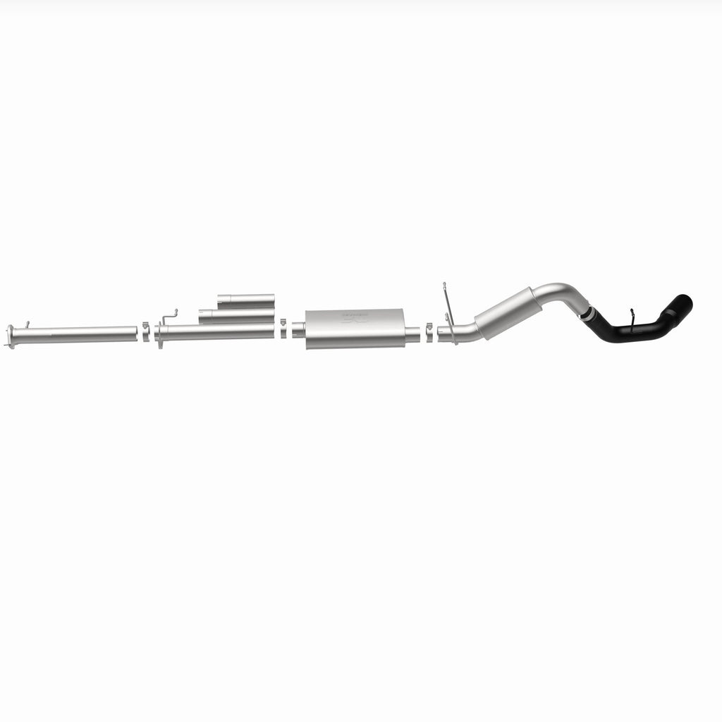 MagnaFlow Exhaust Products 19376 Street Series Black Coated Cat-Back System for Select Chevrolet Silverado HD, Chevrolet Silverado HD, GMC Sierra HD, GMC Sierra HD