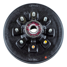 Load image into Gallery viewer, CURT 814204 RV Brake Drum Hub for 7,000-lb. Axle - 8 on 6.5", 9/16" Stud (Fully Assembled)
