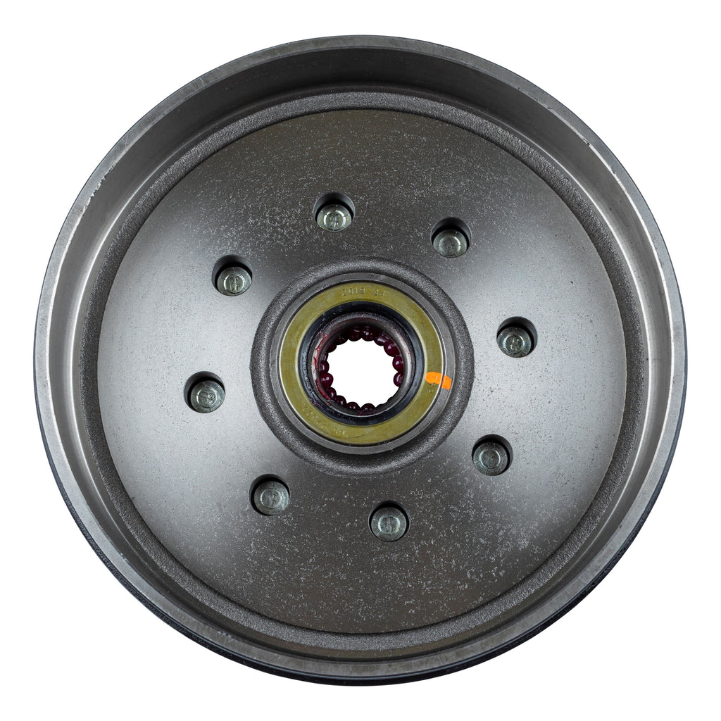 CURT 814204 RV Brake Drum Hub for 7,000-lb. Axle - 8 on 6.5", 9/16" Stud (Fully Assembled)