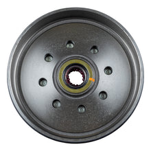 Load image into Gallery viewer, CURT 814204 RV Brake Drum Hub for 7,000-lb. Axle - 8 on 6.5", 9/16" Stud (Fully Assembled)