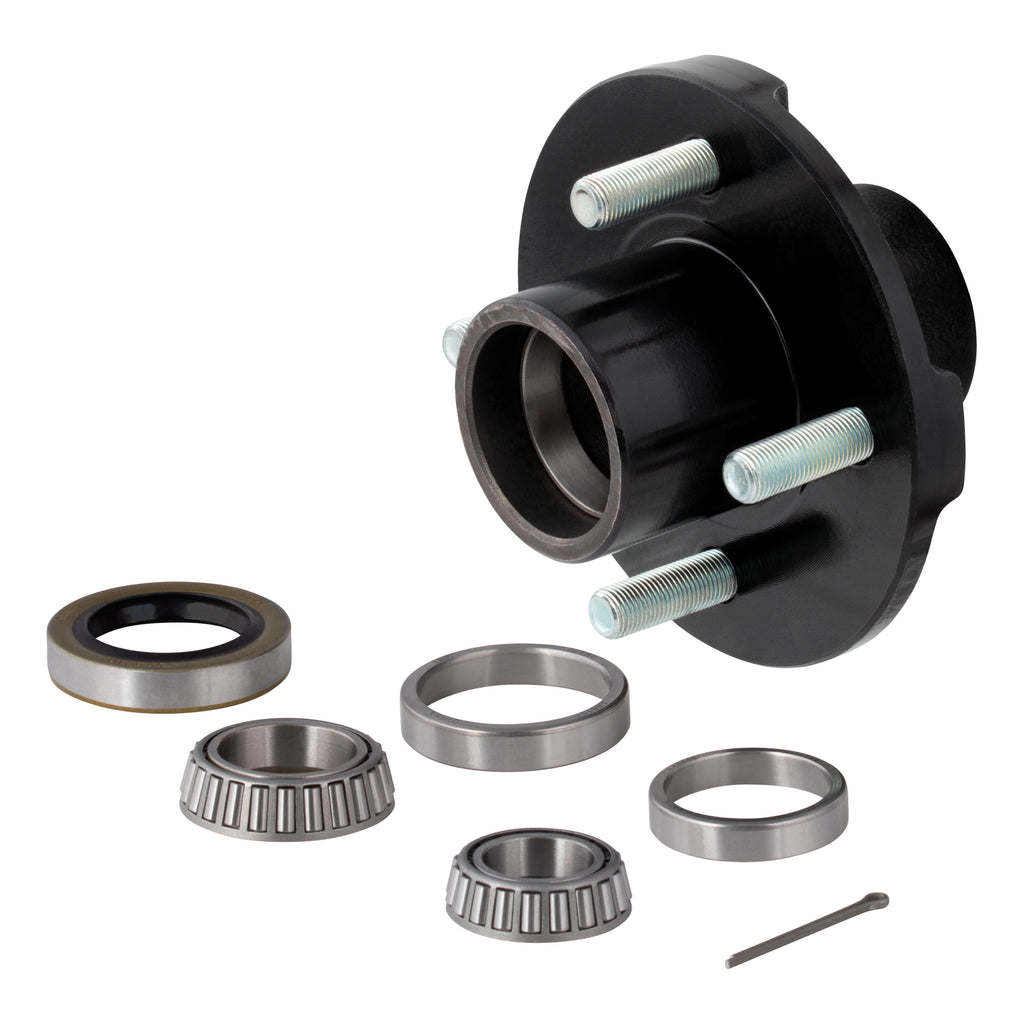 CURT 814206 Idler Hub with Bearing Kit (Not Installed), 2,200-lb. Axles, 1/2" Stud Size