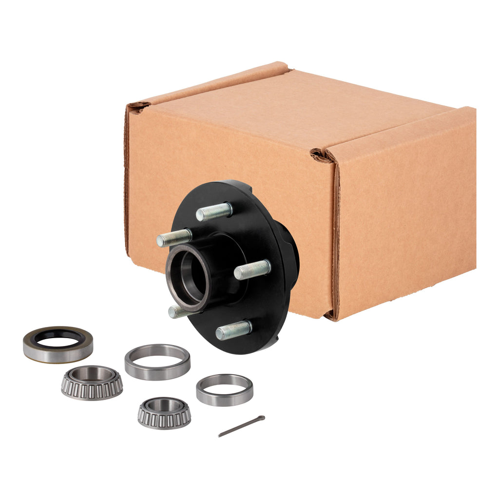 CURT 814208 Idler Hub with Bearing Kit (Not Installed), 3,500-lb. Axles, 1/2" Stud Size