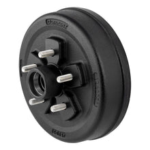 Load image into Gallery viewer, CURT 814210 10" Brake Hub with Bearing Kit, 3,500-lb. Axles, 5 on 4-1/2" Bolt Pattern