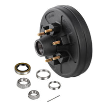 Load image into Gallery viewer, CURT 814211 12" Brake Hub with Bearing Kit, 6,000-lb. Axles, 6 on 5-1/2" Bolt Pattern