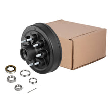 Load image into Gallery viewer, CURT 814212 12" Brake Hub with Bearing Kit, 7,000-lb. Axles, 8 on 6-1/2" Bolt Pattern