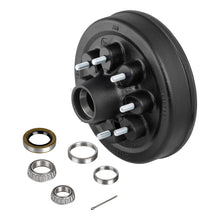 Load image into Gallery viewer, CURT 814212 12" Brake Hub with Bearing Kit, 7,000-lb. Axles, 8 on 6-1/2" Bolt Pattern