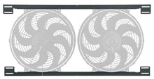 Load image into Gallery viewer, Black-Tornado-Electric-Fan-Mounting-Bracket-Kit,-Dual-Fan