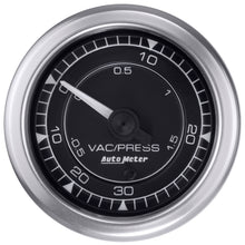 Load image into Gallery viewer, AutoMeter 8159 GAUGE, VAC/BOOST, 2 1/16", 30INHG-30PSI, DIGITAL STEPPER MOTOR, CHRONO