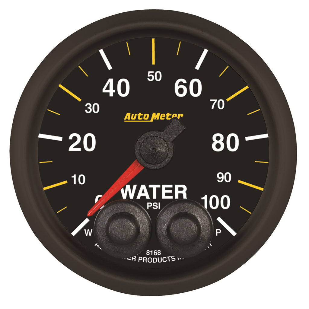 AutoMeter 8168-05702 GAUGE, WATER PRESS, 2 1/16", 100PSI, STEPPER MOTOR W/PEAK & WARN, NASCAR CAN