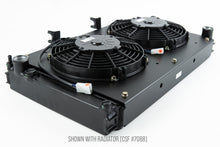 Load image into Gallery viewer, CSF Cooling - Racing &amp; High Performance Division 8180 Porsche 944 / 924S All-Aluminum Fan Shroud w/ Dual 9-inch SPAL Fan for Select Porsche 924, Porsche 944