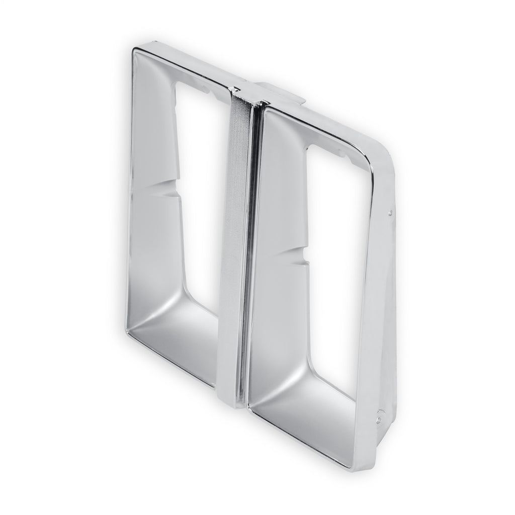 8182-C10-Headlight-Bezel-Dual-Rectangle-Lh-Chrome-W-Argent-Grey-Interior