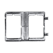 Load image into Gallery viewer, 8182-C10-Headlight-Bezel-Dual-Rectangle-Lh-Chrome-W-Argent-Grey-Interior