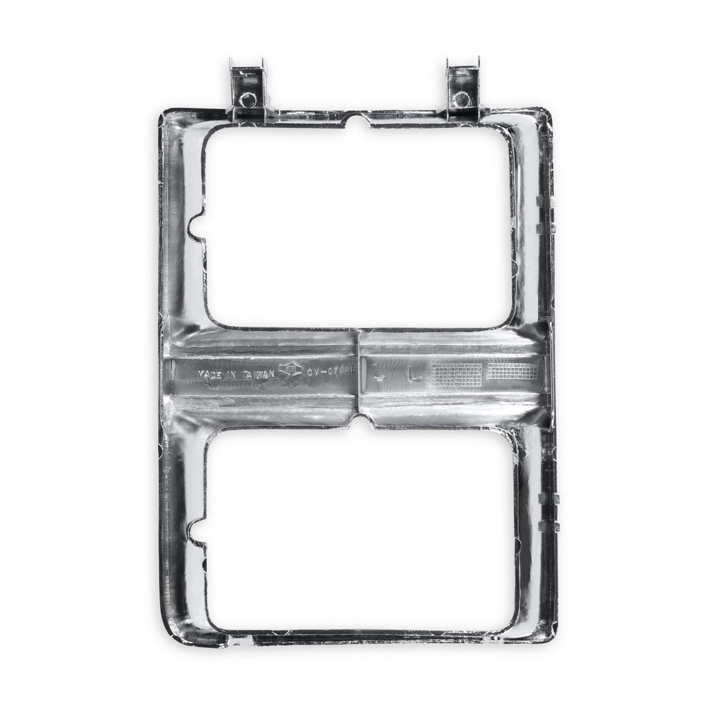 8182-C10-Headlight-Bezel-Dual-Rectangle-Lh-Chrome-W-Argent-Grey-Interior
