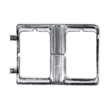 Load image into Gallery viewer, 8182-C10-Headlight-Bezel-Dual-Rectangle-Rh-Chrome-W-Argent-Grey-Interior