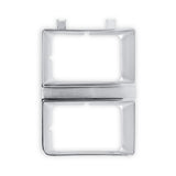 Holley 04-330  Classic Trucks C/K  Headlight Bezel - Dual Rectangle - RH