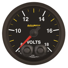 Load image into Gallery viewer, AutoMeter 8183-05702 GAUGE, VOLTMETER, 2 1/16", 18V, STEPPER MOTOR W/PEAK &amp; WARN, NASCAR CAN