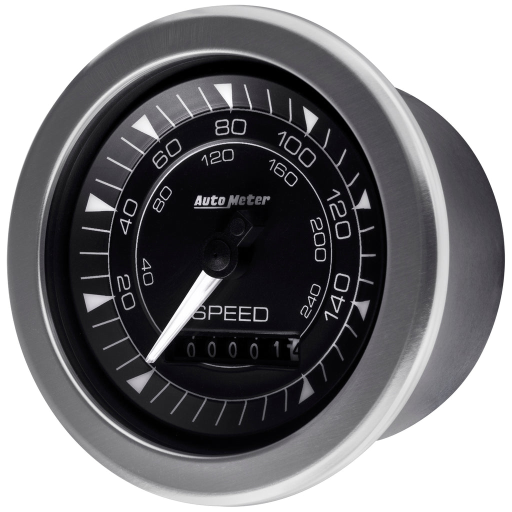 AutoMeter 8188 GAUGE, SPEEDOMETER, 3 3/8", 160MPH, ELEC. PROGRAMMABLE, CHRONO