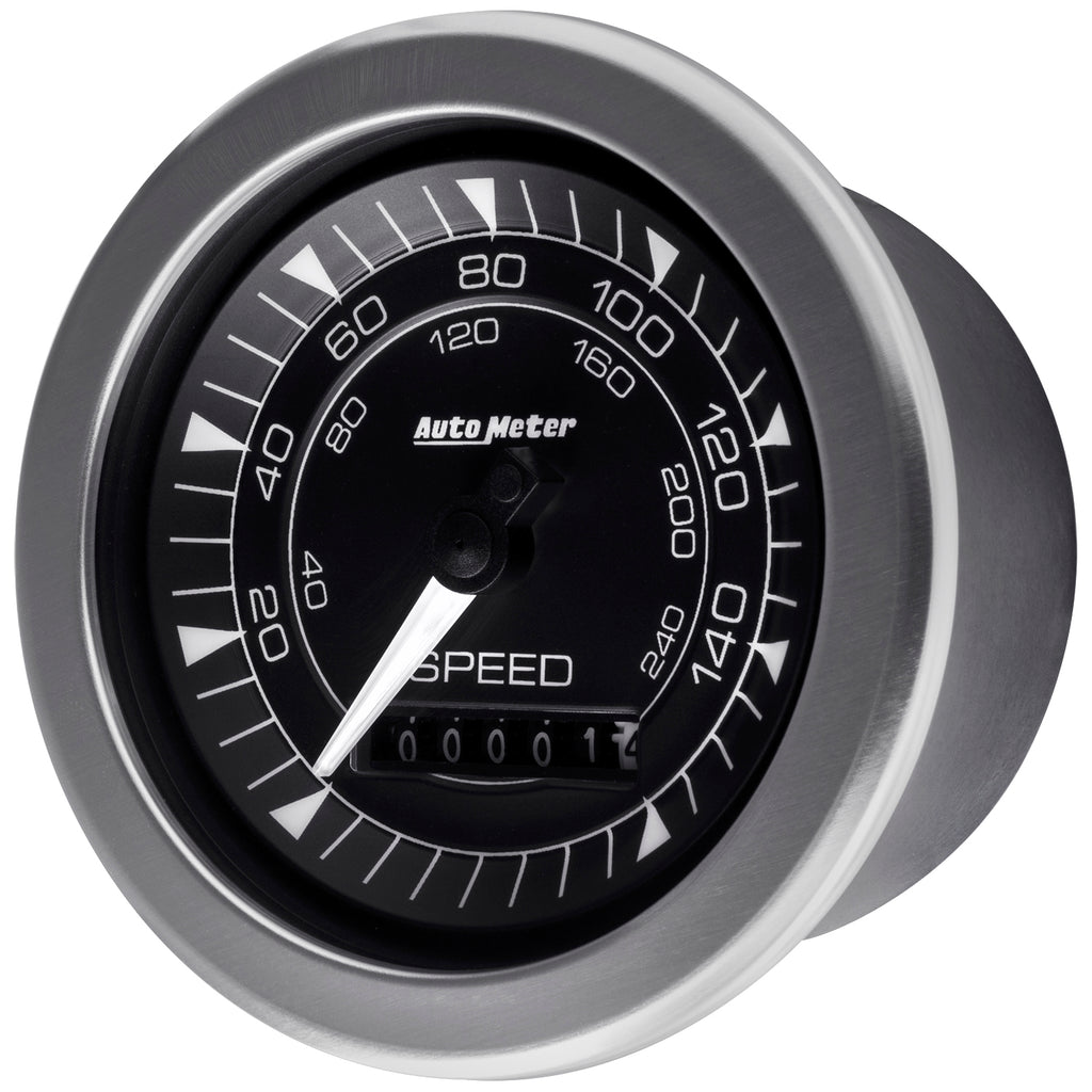 AutoMeter 8188 GAUGE, SPEEDOMETER, 3 3/8", 160MPH, ELEC. PROGRAMMABLE, CHRONO