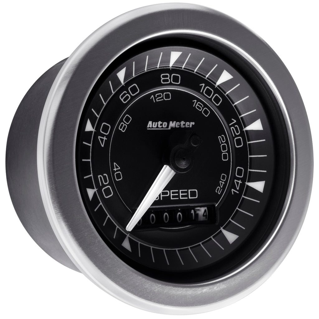 AutoMeter 8188 GAUGE, SPEEDOMETER, 3 3/8", 160MPH, ELEC. PROGRAMMABLE, CHRONO