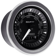 Load image into Gallery viewer, AutoMeter 8188 GAUGE, SPEEDOMETER, 3 3/8", 160MPH, ELEC. PROGRAMMABLE, CHRONO