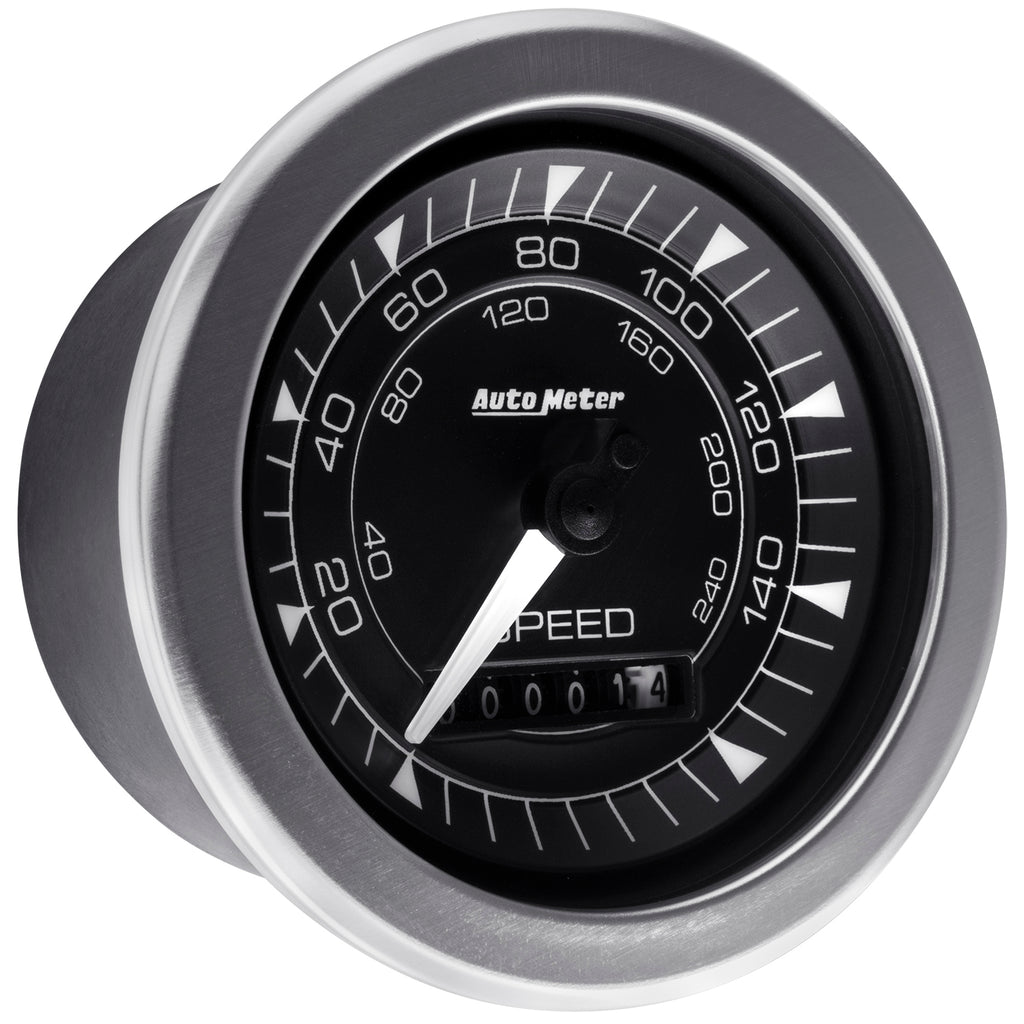 AutoMeter 8188 GAUGE, SPEEDOMETER, 3 3/8", 160MPH, ELEC. PROGRAMMABLE, CHRONO