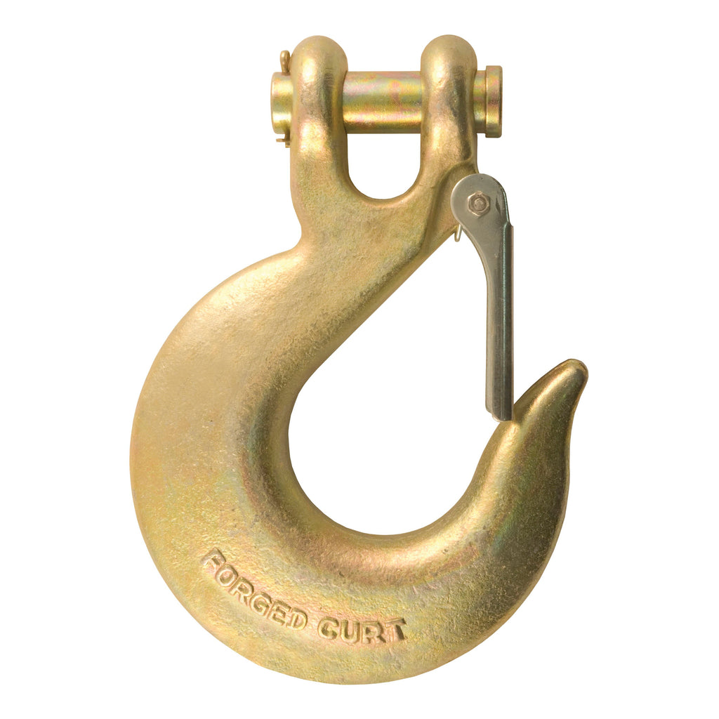 CURT 81920 5/8" Safety Latch Clevis Hook (65,000 lbs, 3/4" Pin)