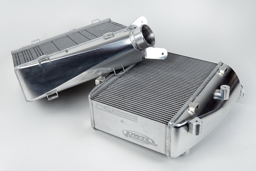 CSF Cooling - Racing & High Performance Division 8194 Audi C8 RS6/RS7 High-Performance Twin Intercooler Set - Raw Billet for Select Audi RS6 Avant, Audi RS7 Sportback