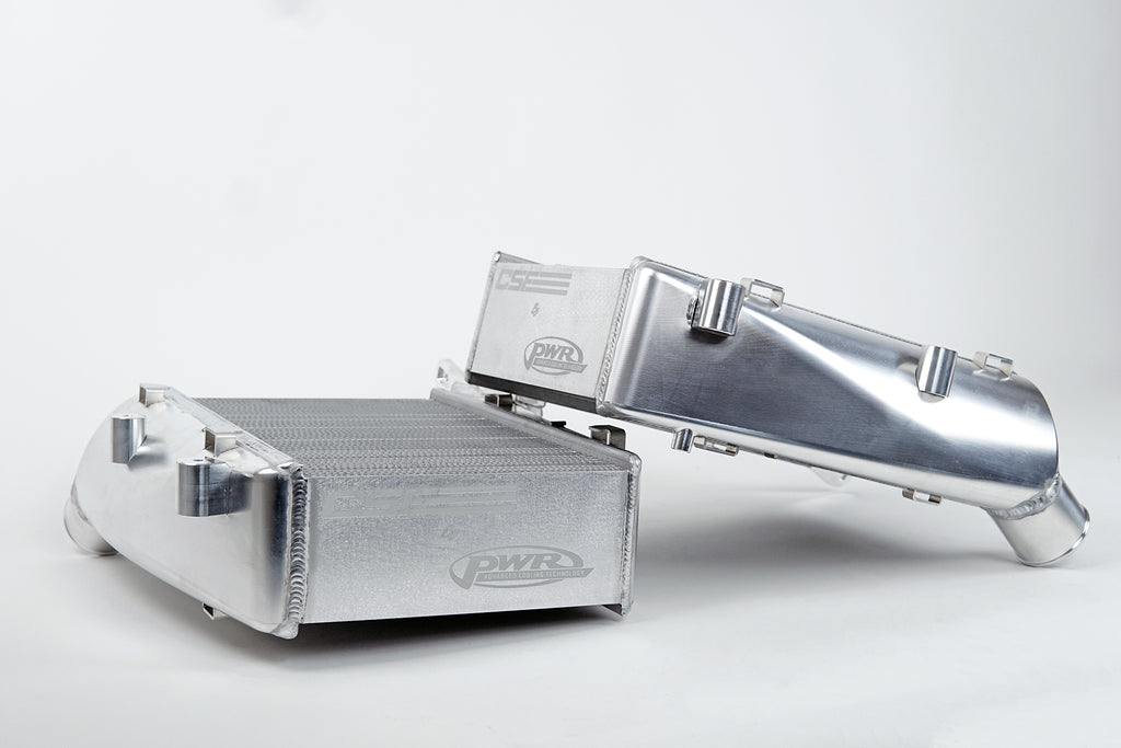 CSF Cooling - Racing & High Performance Division 8194 Audi C8 RS6/RS7 High-Performance Twin Intercooler Set - Raw Billet for Select Audi RS6 Avant, Audi RS7 Sportback