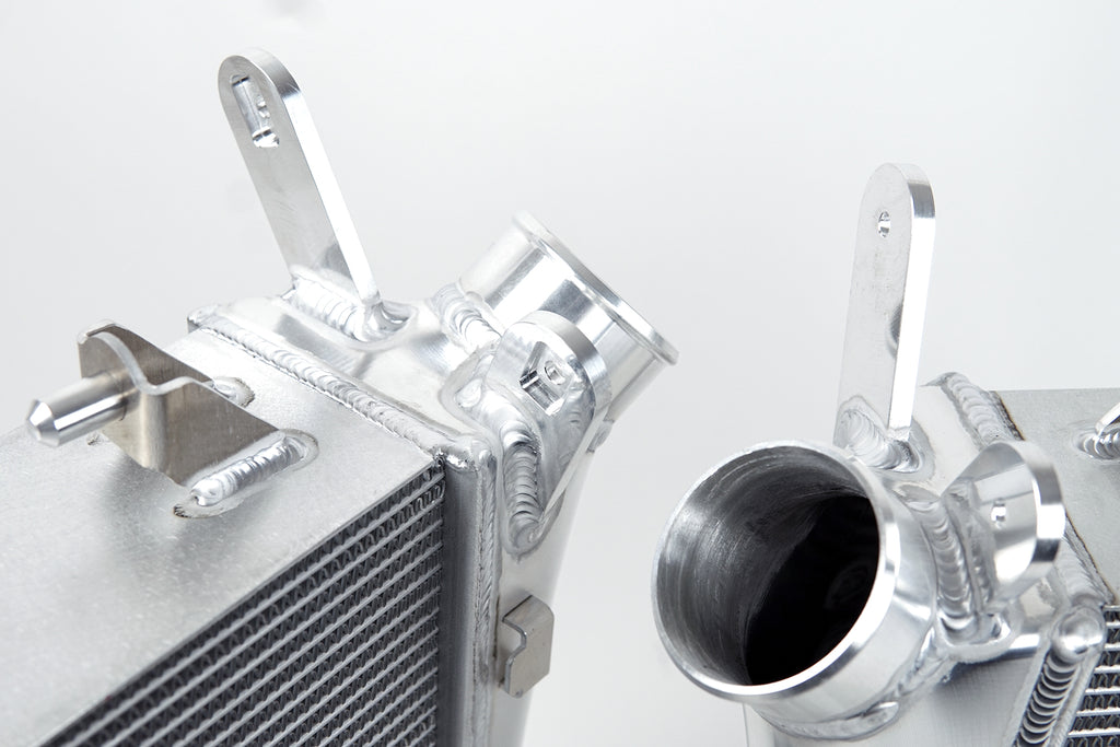 CSF Cooling - Racing & High Performance Division 8194 Audi C8 RS6/RS7 High-Performance Twin Intercooler Set - Raw Billet for Select Audi RS6 Avant, Audi RS7 Sportback