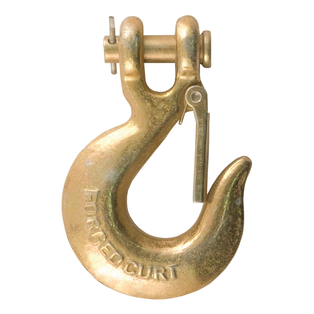 CURT 81950 5/16" Safety Latch Clevis Hook (18,000 lbs, 3/8" Pin)
