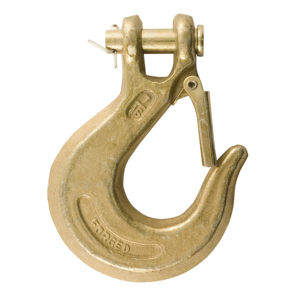CURT 81970 7/16" Safety Latch Clevis Hook (40,000 lbs, 17/32" Pin)