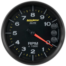 Load image into Gallery viewer, AutoMeter 8199-05702 GAUGE,TACH,5",10K RPM,CARBON FIBER,W/ PIT ROAD LIGHTS &amp; PEAK,NASCAR CAN